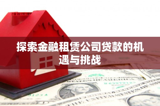 彰化市探索金融租赁公司贷款的机遇与挑战