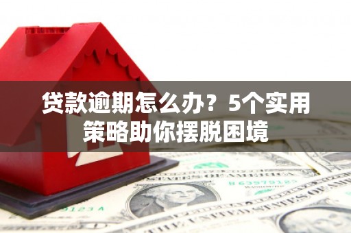 彰化市贷款逾期怎么办？5个实用策略助你摆脱困境