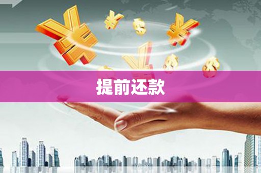 彰化市提前还款