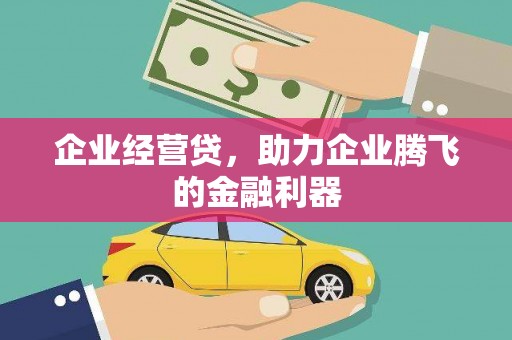 彰化市企业经营贷，助力企业腾飞的金融利器