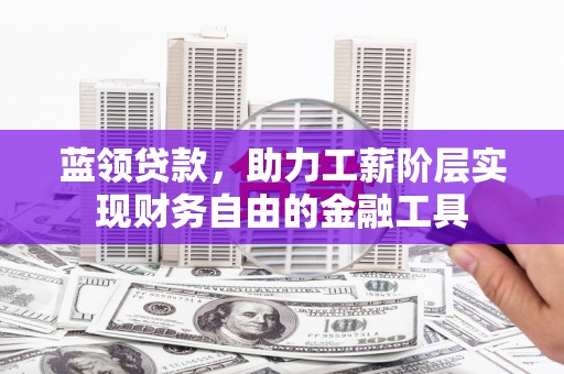 彰化市蓝领贷款，助力工薪阶层实现财务自由的金融工具