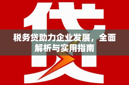 彰化市税务贷助力企业发展，全面解析与实用指南
