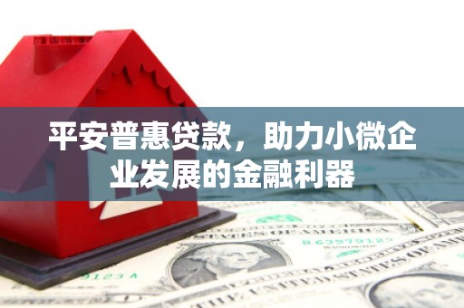 彰化市平安普惠贷款，助力小微企业发展的金融利器